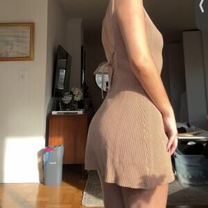 Meshki crochet mini dress